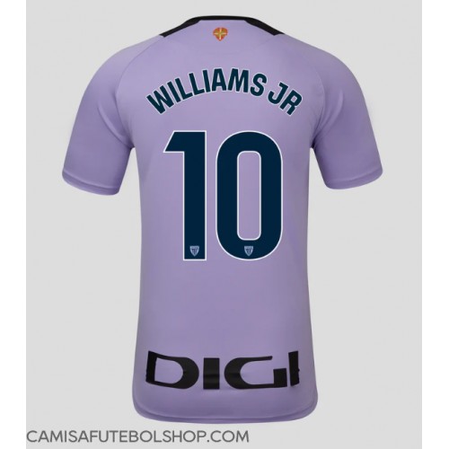 Camisa de time de futebol Athletic Bilbao Nico Williams #10 Replicas 3º Equipamento 2024-25 Manga Curta